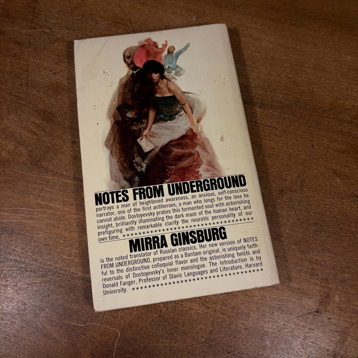 Notes from Underground / Fyodor Dostoyevsky (1976) Vintage Paperback Book