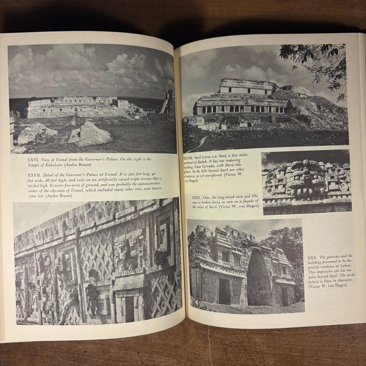 First Printing - The Ancient Sun Kingdoms of the Americas: Aztec, Maya, Inca / Victor W. von Hagen (1961) Vintage Hardcover Book