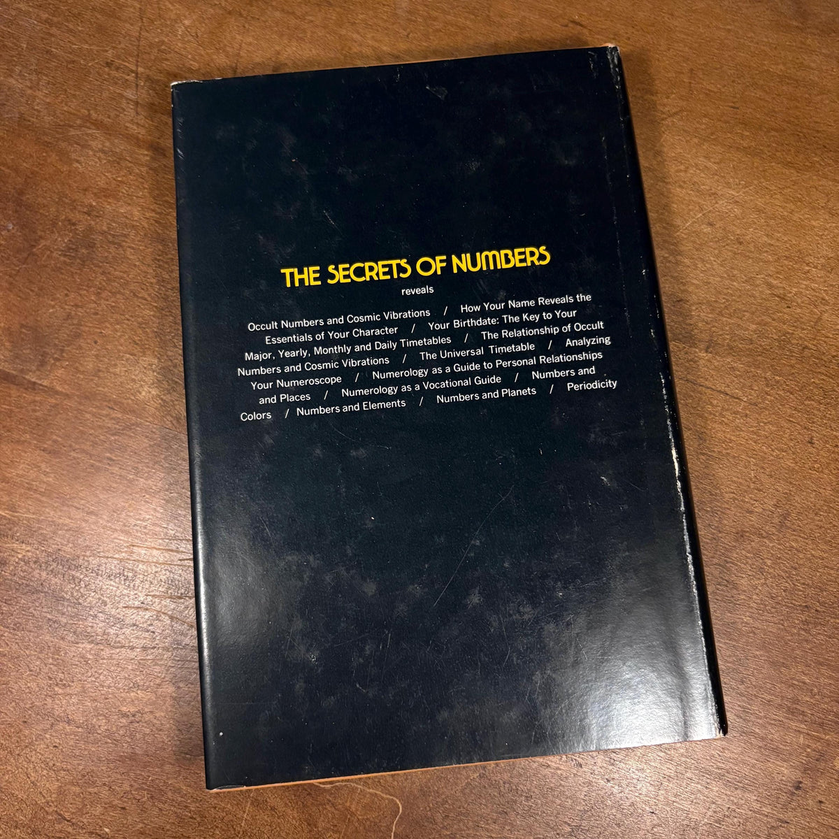 The Secret of Numbers: A Numerological Guide to Your Character and Destiny/ V. S. Johnson and T. Wommack (1973) Vintage Hardcover Book