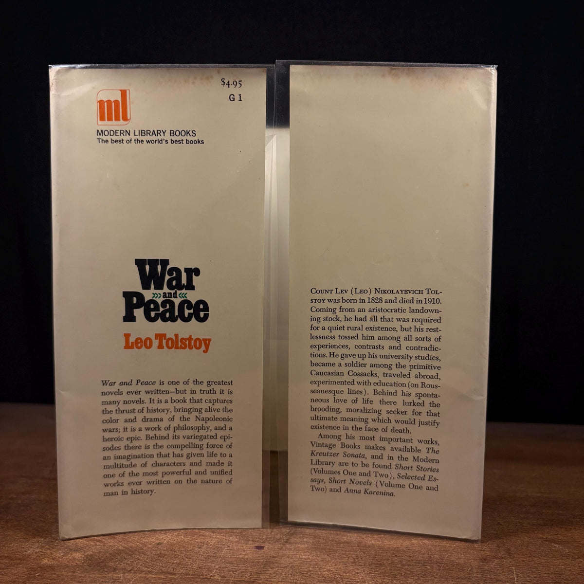 Modern Library - War and Peace by Leo Tolstoy (1967) Vintage Hardcover Book