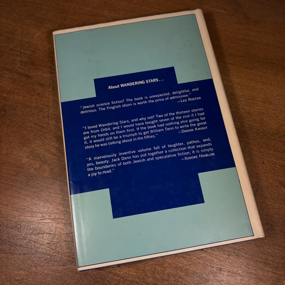 Wandering Stars: An Anthology of Jewish Fantasy and Science Fiction / Jack Dann (1974) Vintage Hardcover Book