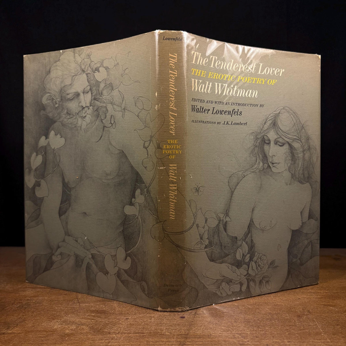 The Tenderest Lover: The Erotic Poetry of Walt Whitman / Walter Lowenfels (1970) Vintage Hardcover Book