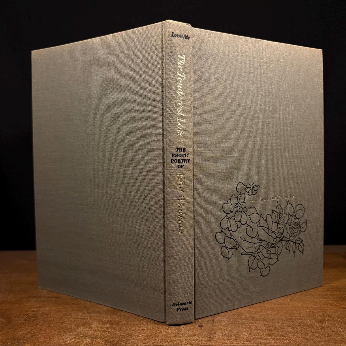 The Tenderest Lover: The Erotic Poetry of Walt Whitman / Walter Lowenfels (1970) Vintage Hardcover Book