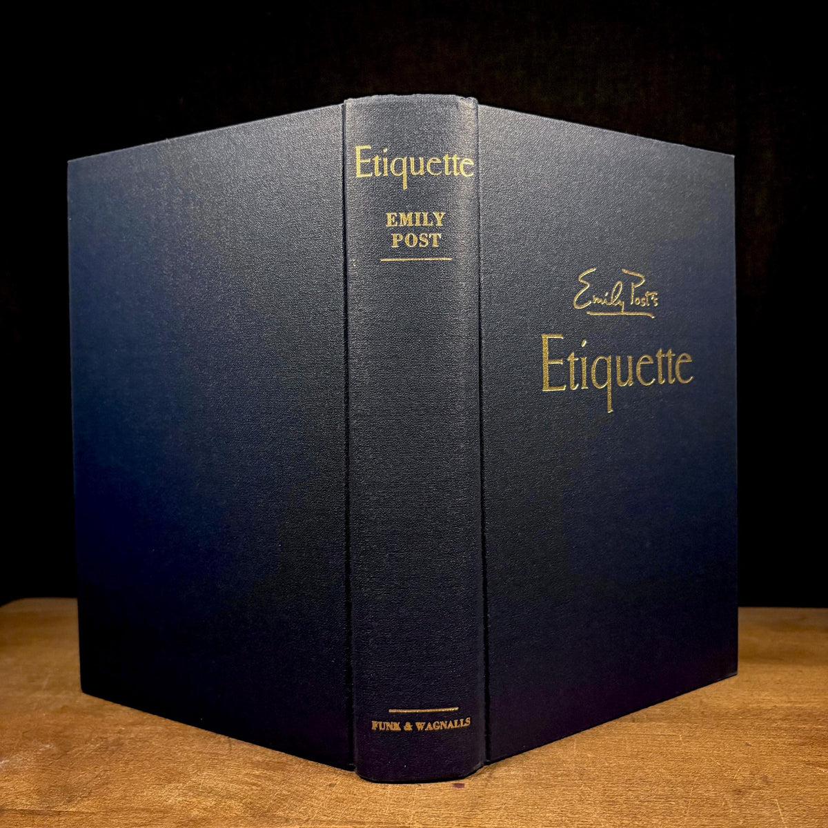 Etiquette: The Blue Book of Social Usage / Emily Post (1960) Vintage Hardcover Book