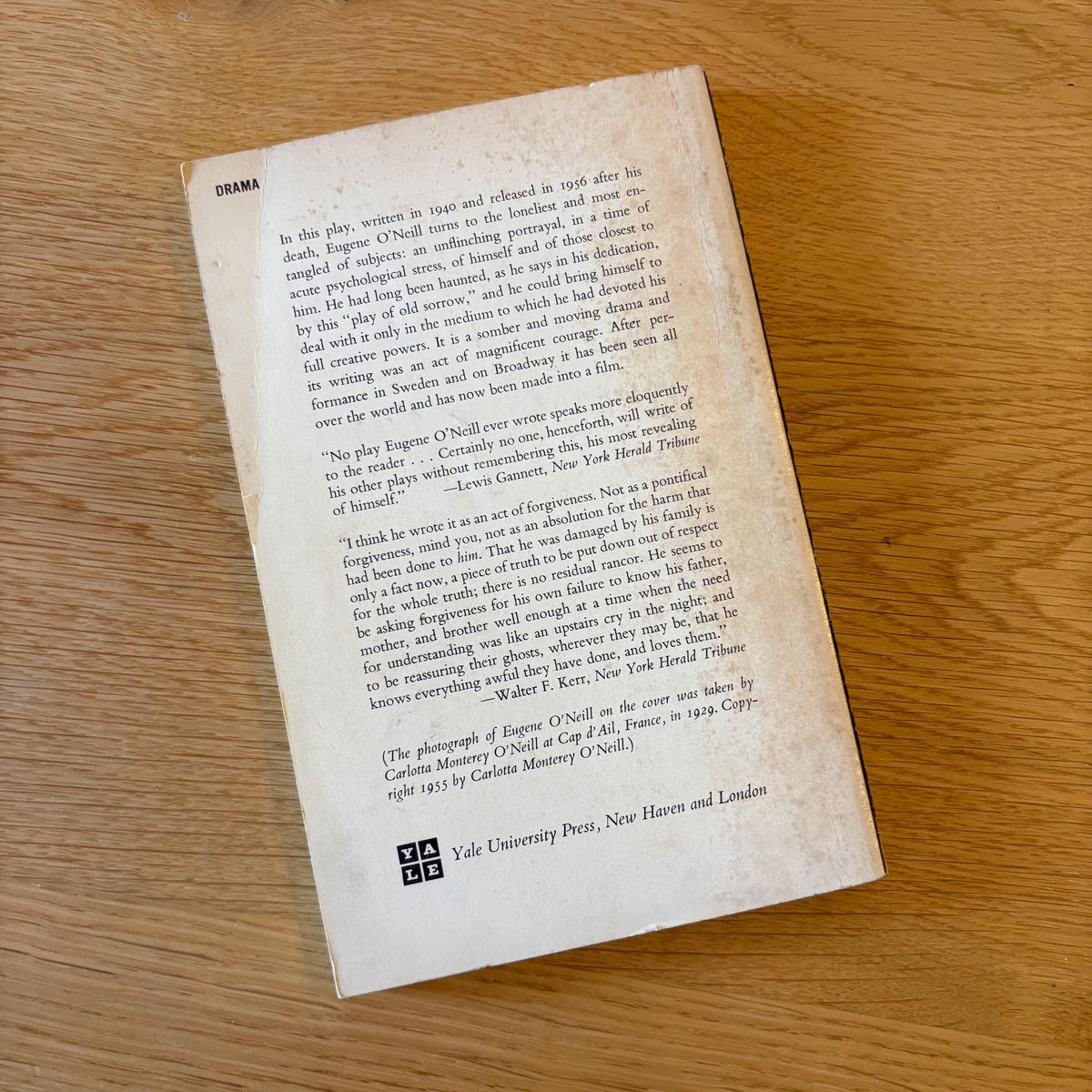 Long Day’s Journey into Night / Eugene O’Neill (1966) Vintage Paperback Book