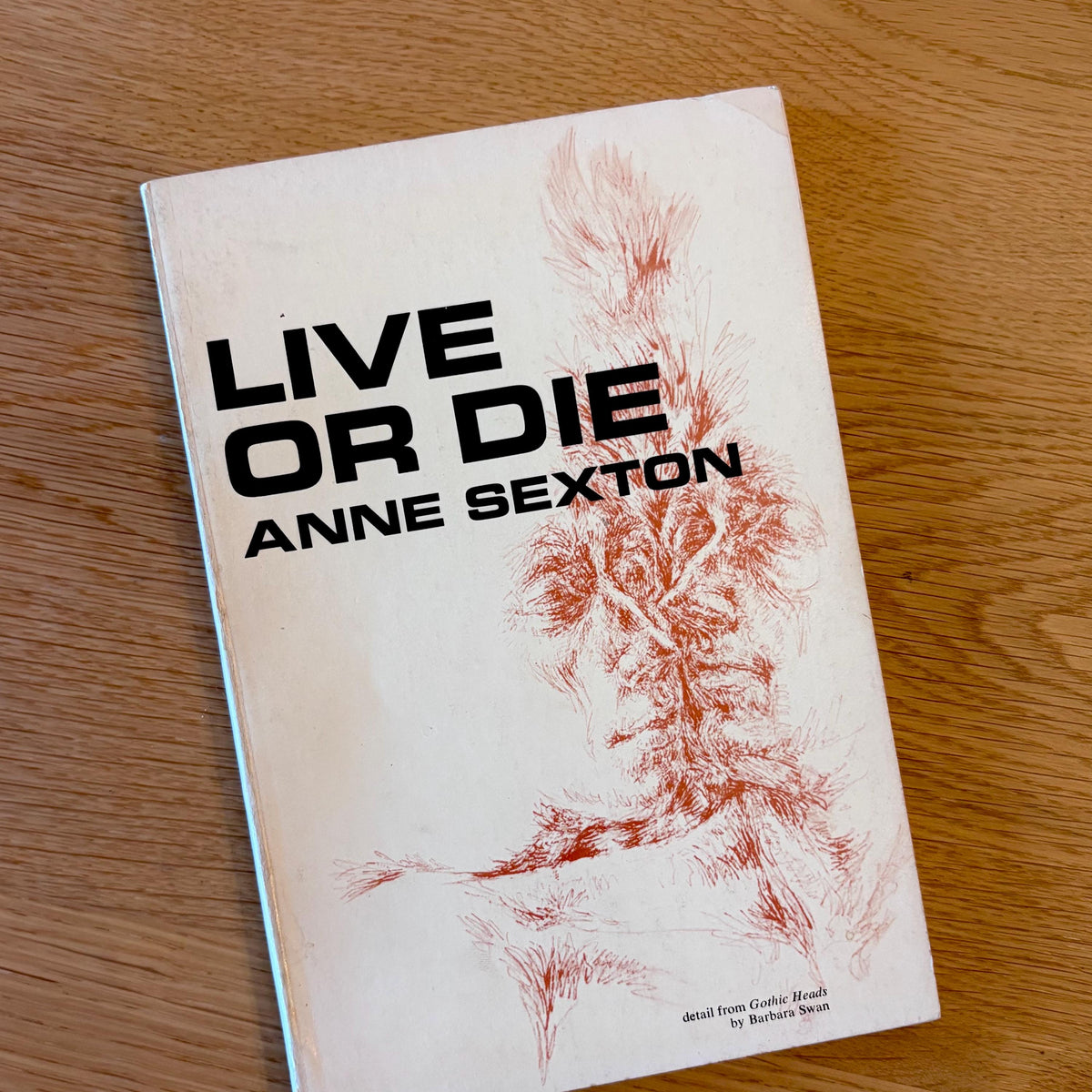 Live or Die / Anne Sexton (1966) Vintage Paperback Book