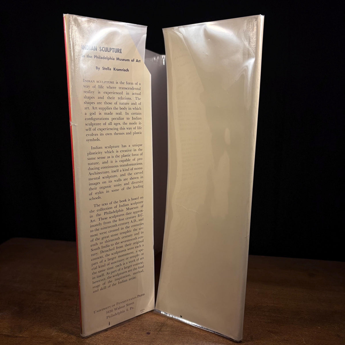 Indian Sculpture in the Philadelphia Museum of Art / Stella Kramrisch (1960) Vintage Hardcover Book