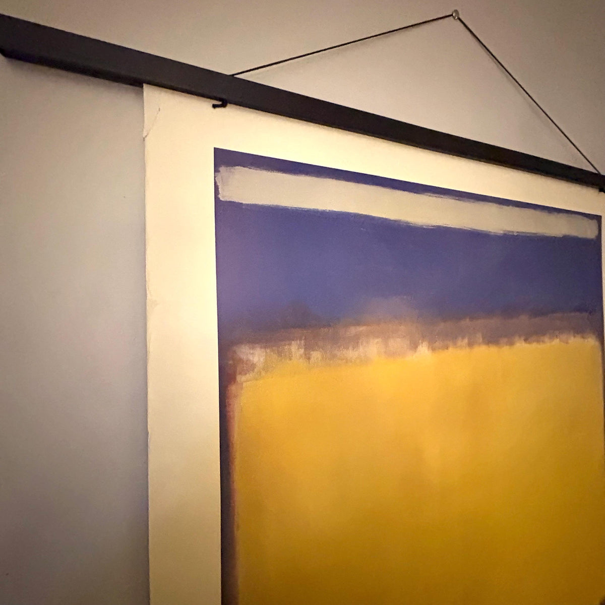 Mark Rothko, No. 10 (1950), original 1998 National Gallery of Art exhibition poster, offset lithograph on heavyweight paper, 29 × 47 inches