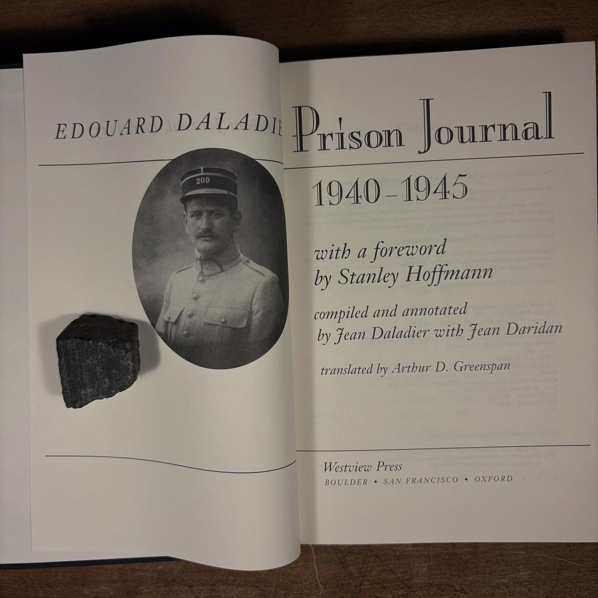 First American Printing - Prison Journal, 1940-1945 / Edouard Daladier (1995) Vintage Hardcover Book