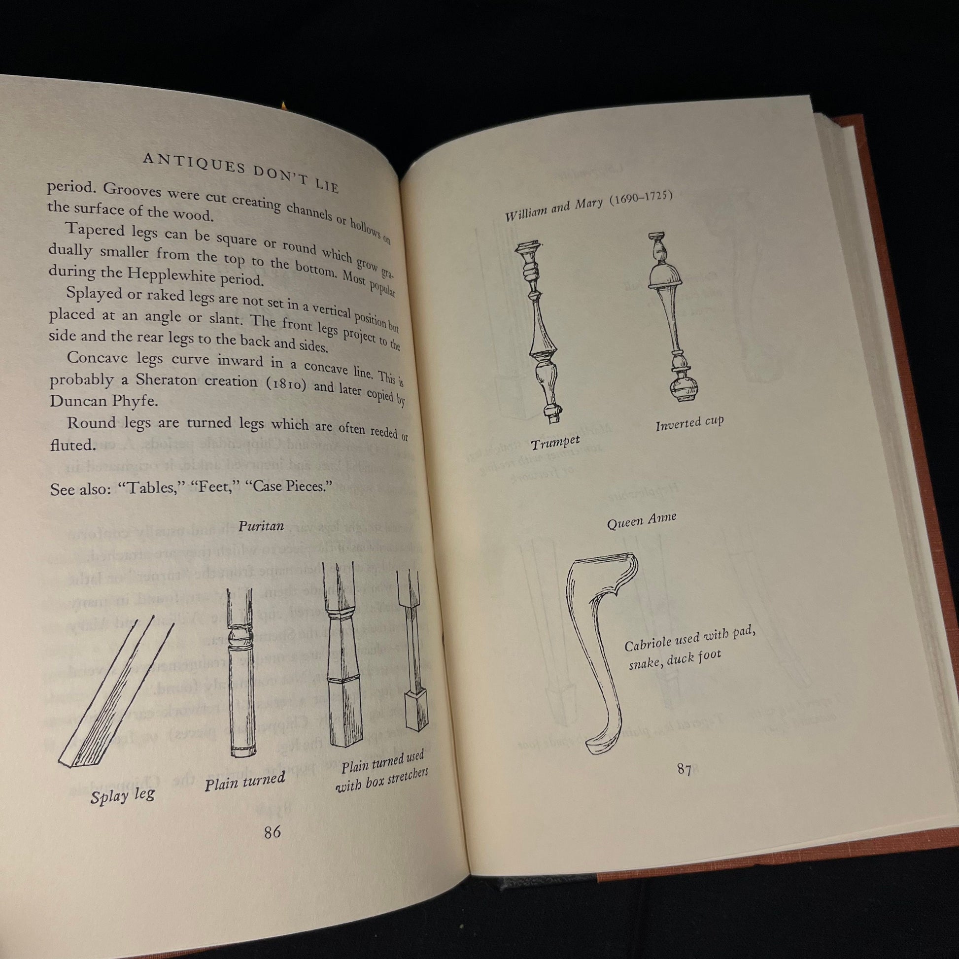 First Edition - Antiques Don’t Lie: How to Make Antique Furniture Tell Everything, Including its Age by N. Way and C. Stapleton (1975) Book