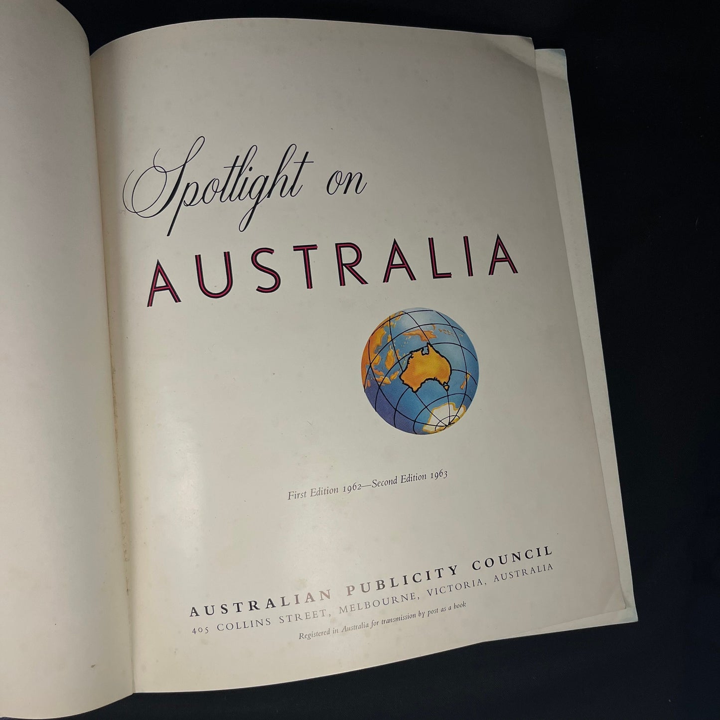 Spotlight on Australia (1963) Vintage Hardcover Book