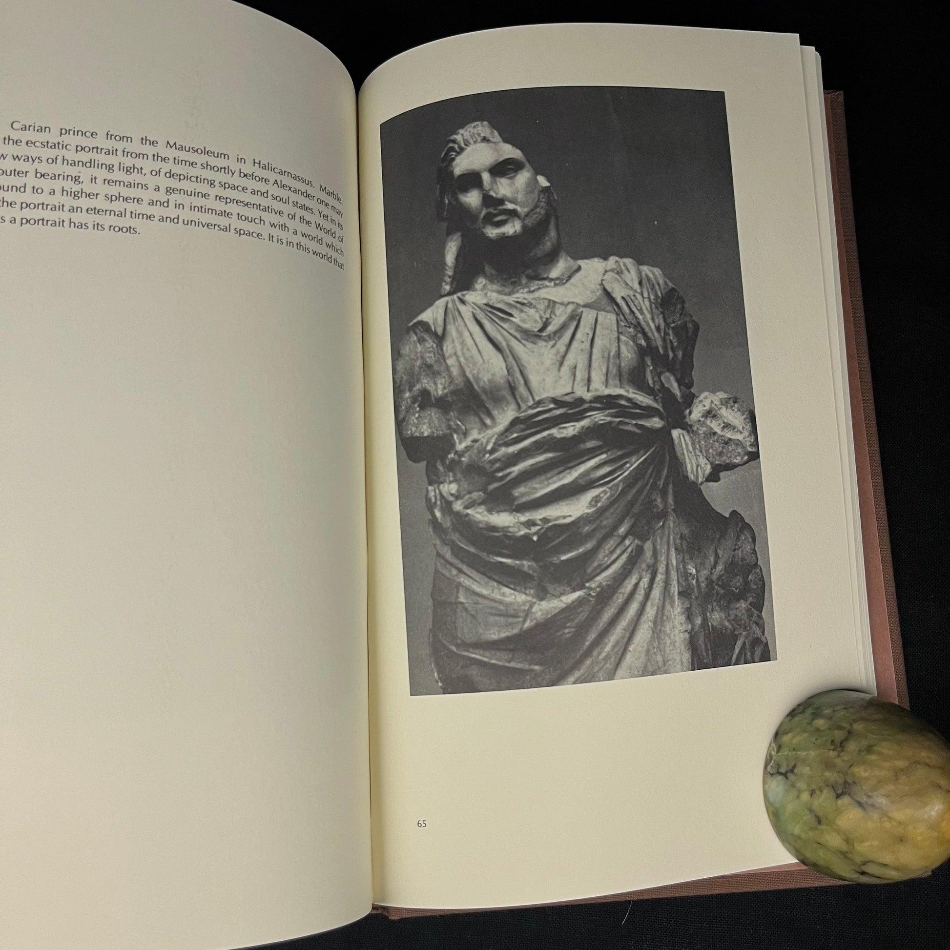 On the Meaning of Greek Statues by Ernest Buschor Translated by J. L. Benson (1980) Vintage Hardcover Book