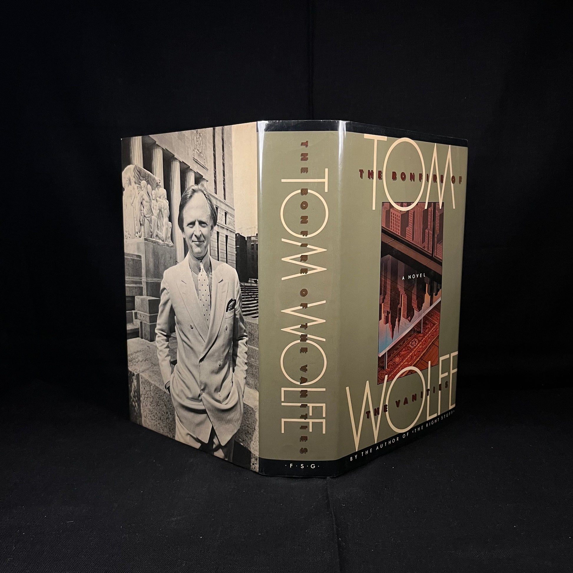 First Printing - The Bonfire of the Vanities by Tom Wolfe (1987) Vintage Hardcover Book