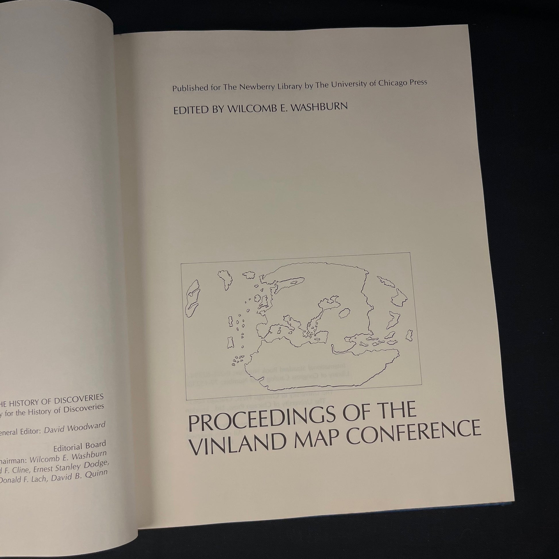 Proceedings of the Vinland Map Conference Edited by Wilcomb E. Washburn (1971) Vintage Hardcover Book