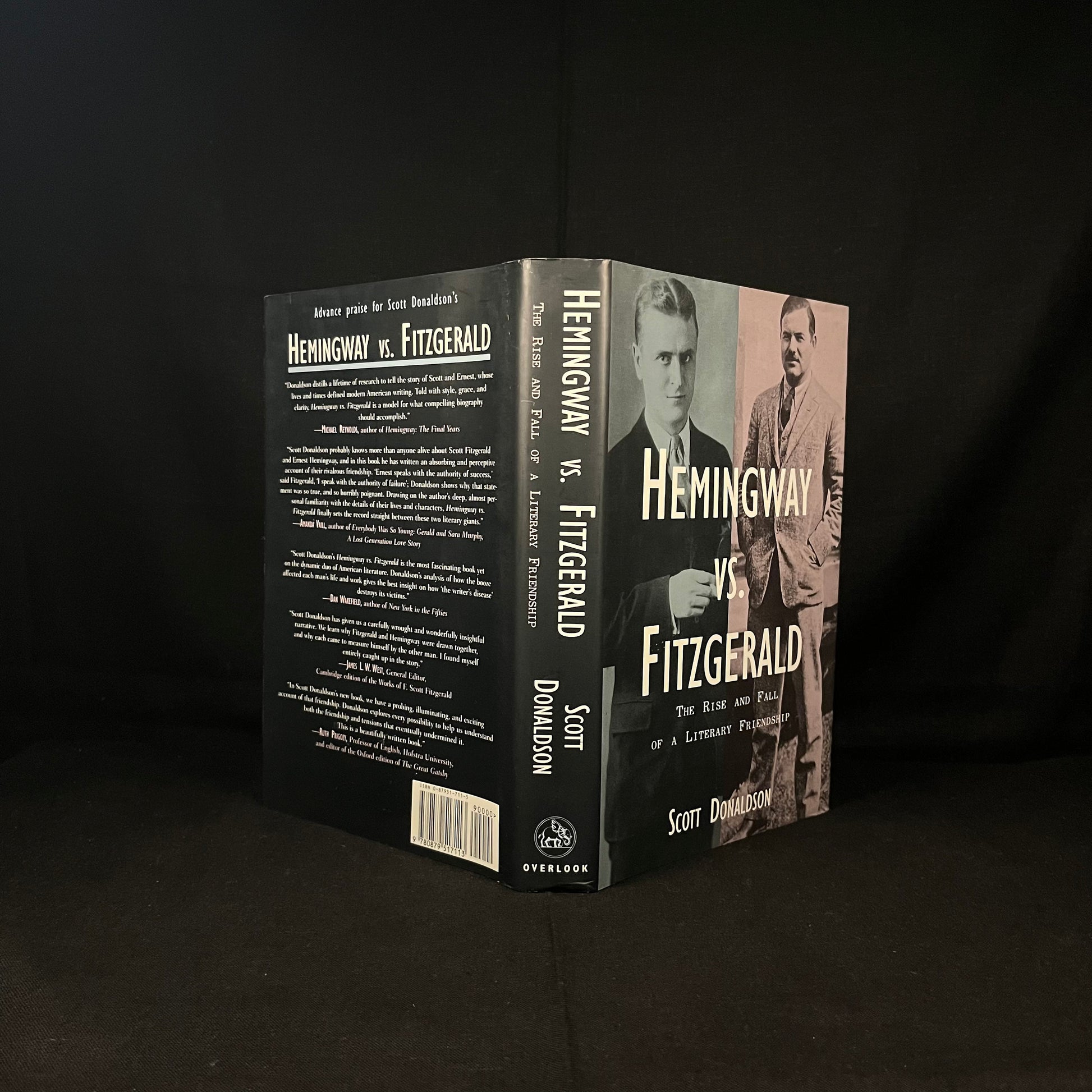 First Printing - Hemingway Vs. Fitzgerald: The Rise and Fall of a Literary Friendship by Scott Donaldson (1999) Vintage Hardcover Book