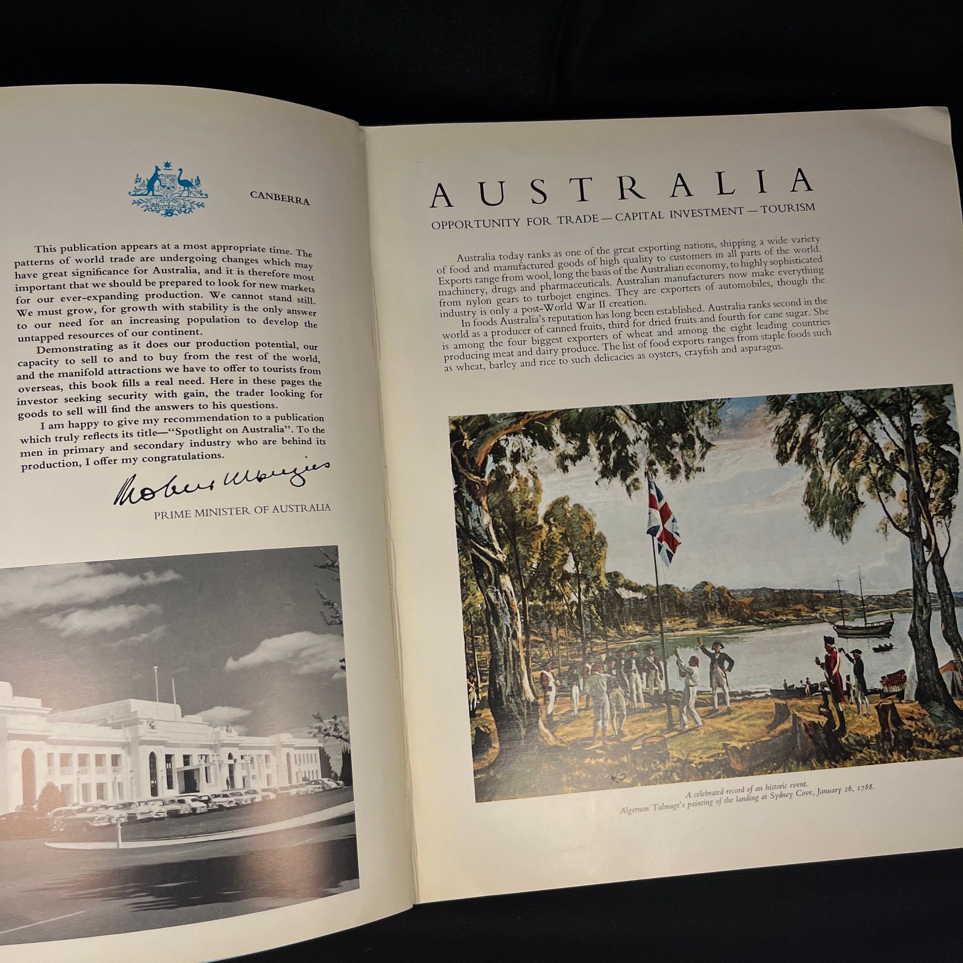 Spotlight on Australia (1963) Vintage Hardcover Book