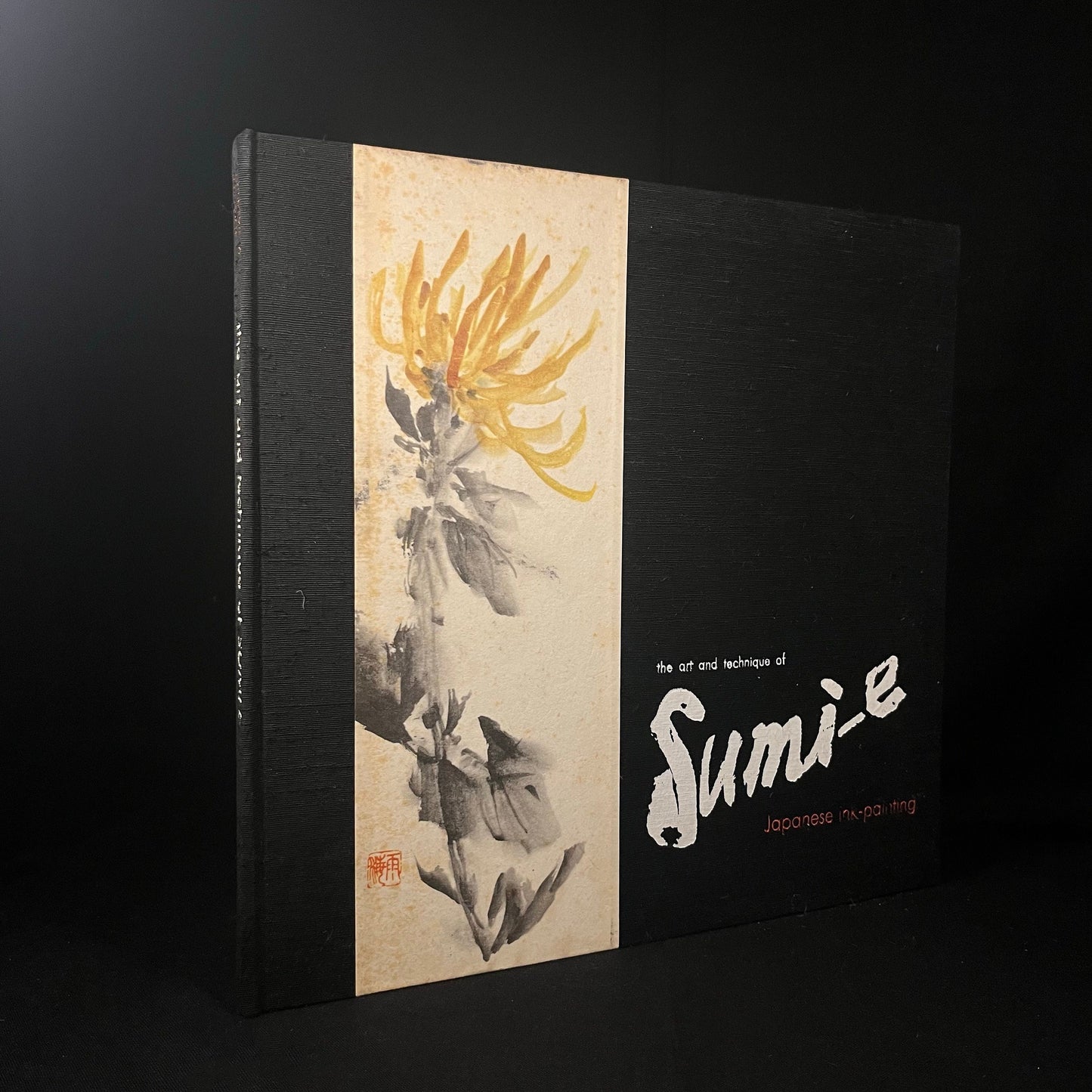 First Edition - The Art and Technique of Sumi-e: Japanese Ink Painting by Kay Morrissey Thompson (1960) Vintage Hardcover Book