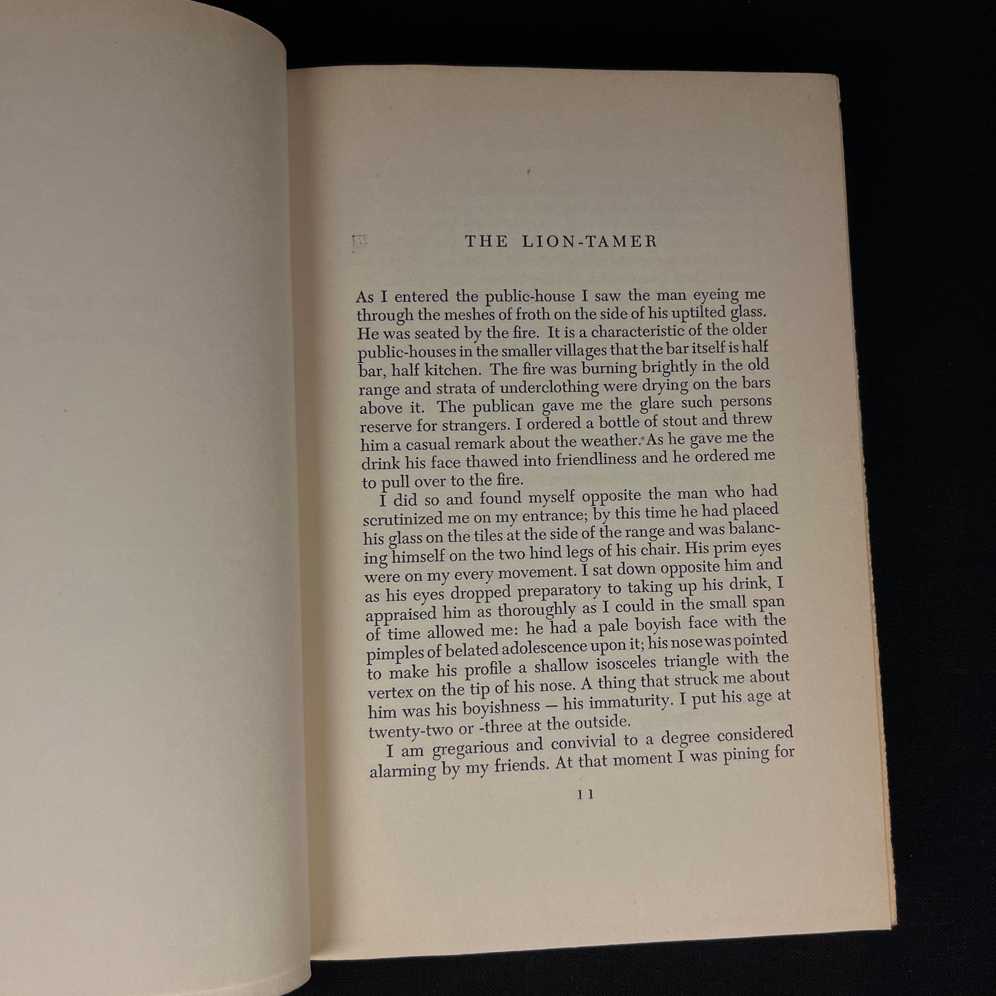 First Printing - The Lion Tamer and Other Stories by Bryan MacMahon (1949) Vintage Hardcover Book