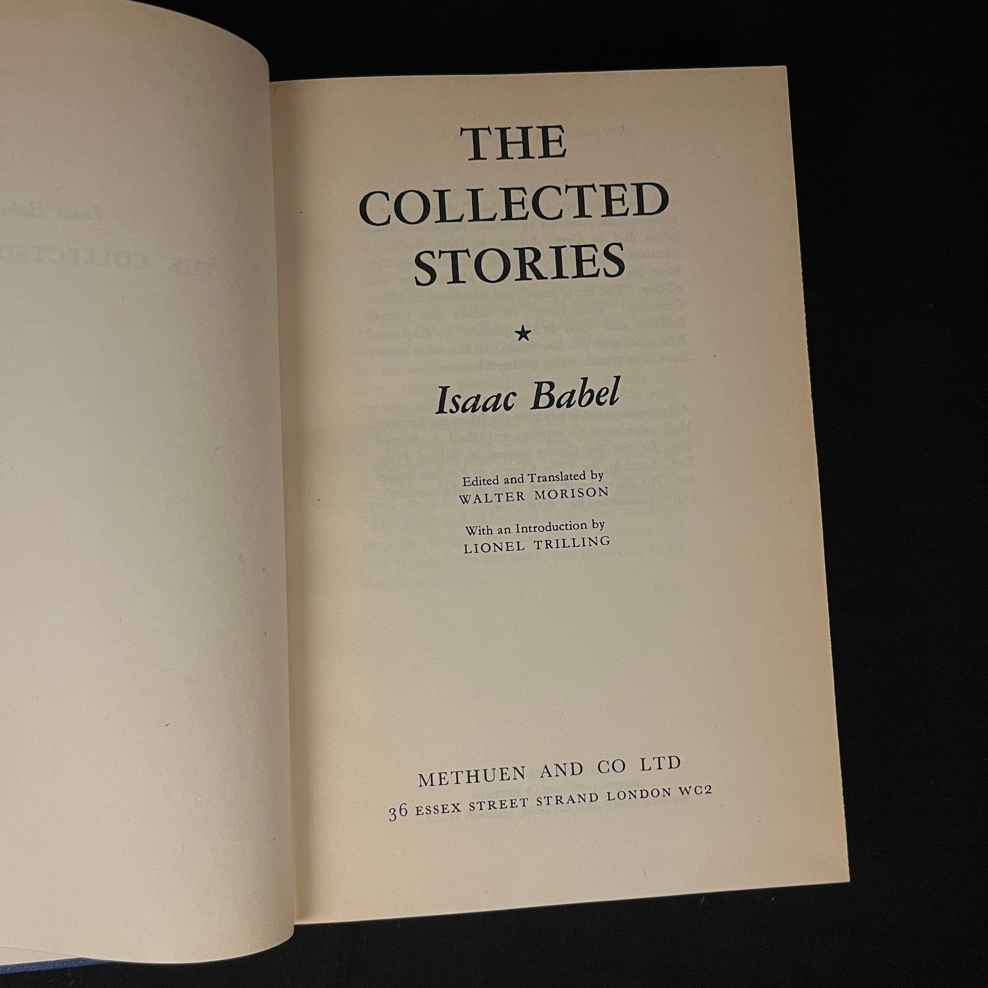 First Printing - The Collected Stories of Isaac Babel (1957) Vintage Hardcover Book