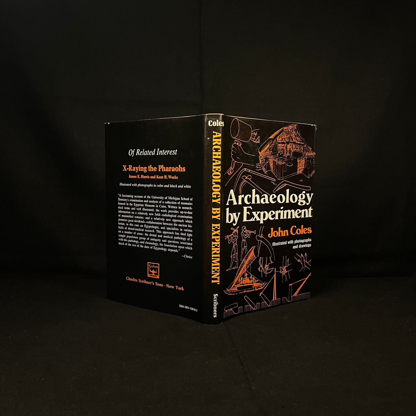 First Printing - Archaeology by Experiment by John Coles (1973) Vintage Hardcover Book