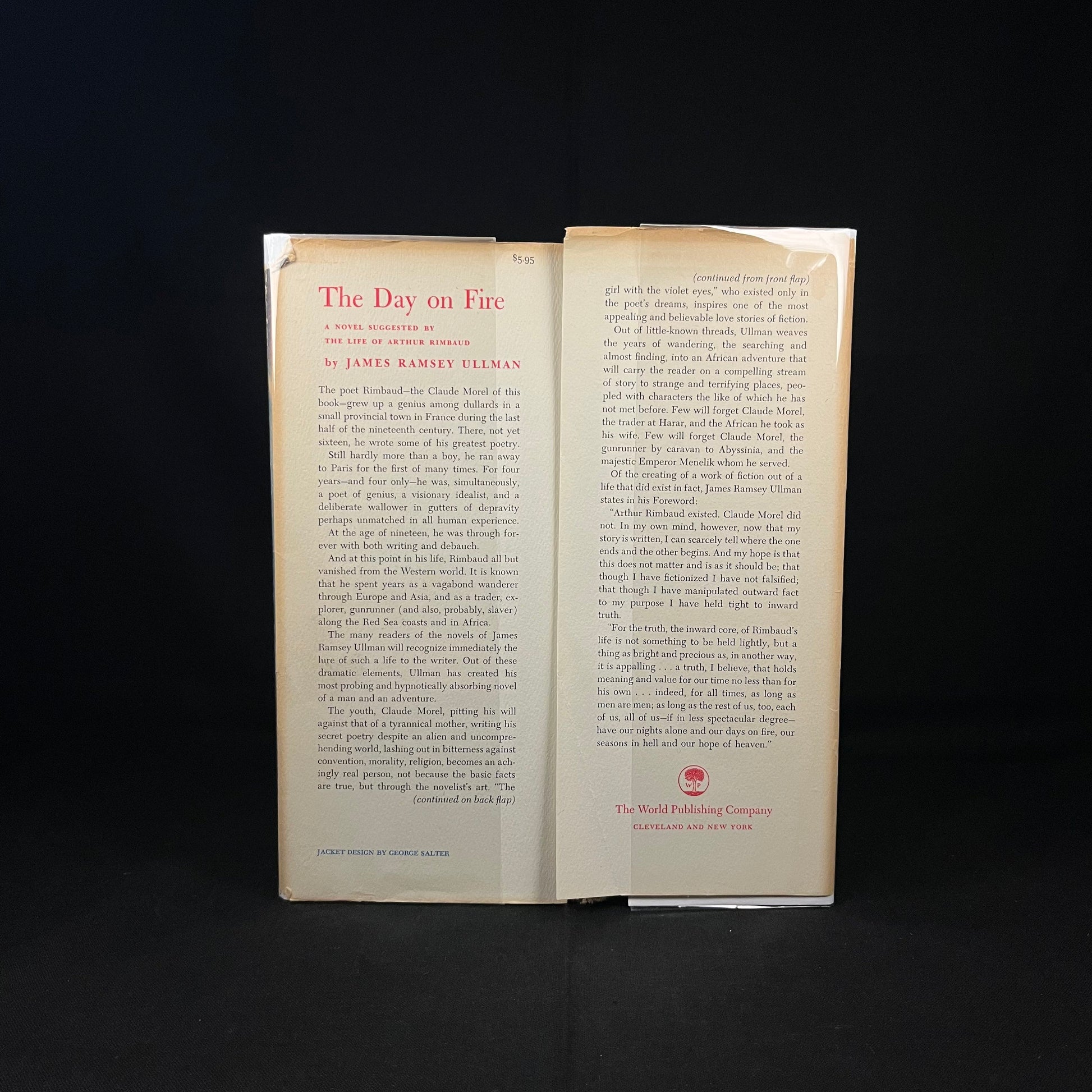 First Printing - The Day on Fire by James Ramsey Ullman (1958) Hardcover Book