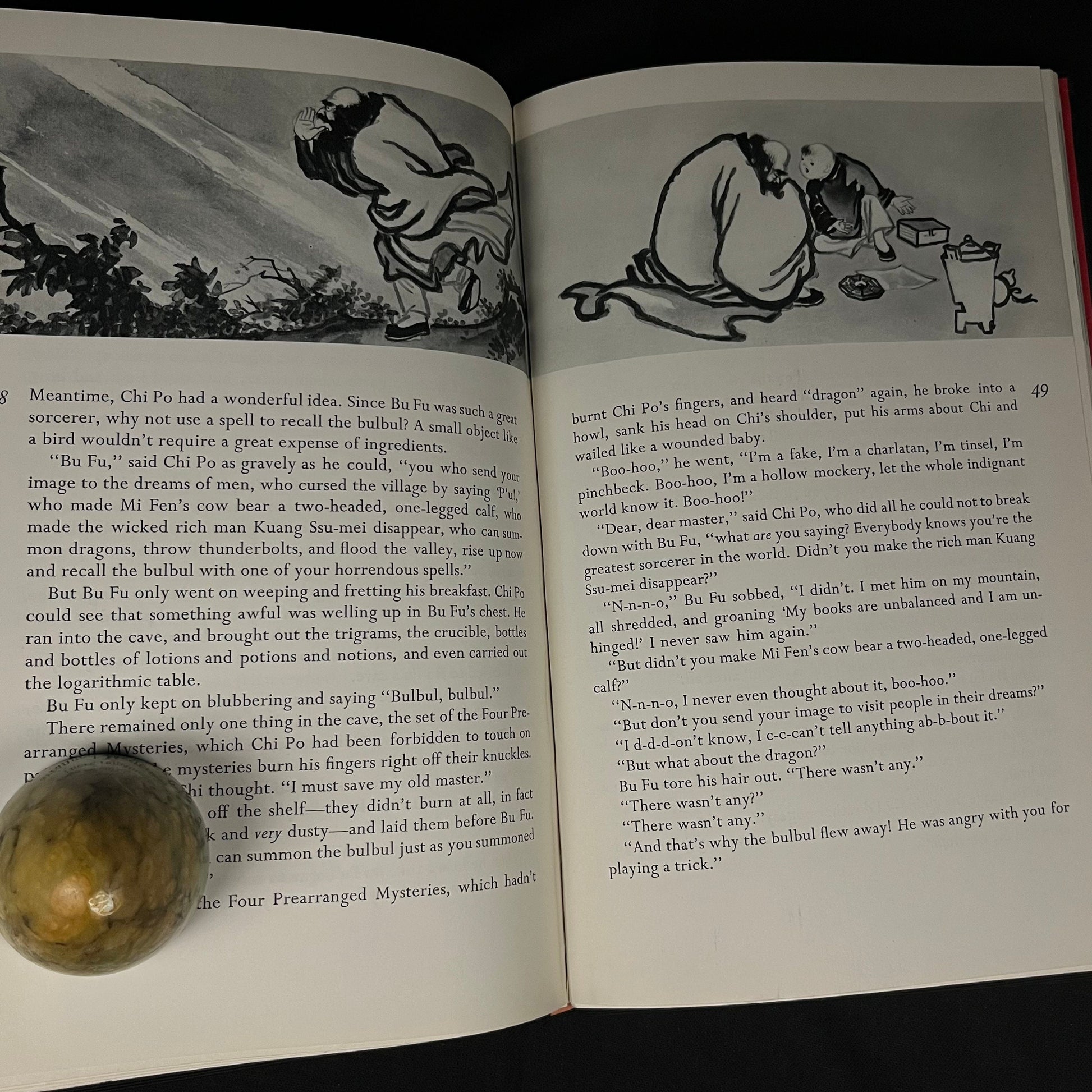 First Edition - Chi Po & the Sorcerer: A Chinese Tale for Children and Philosophers by Oscar Mandel (1964) Vintage Children’s Book