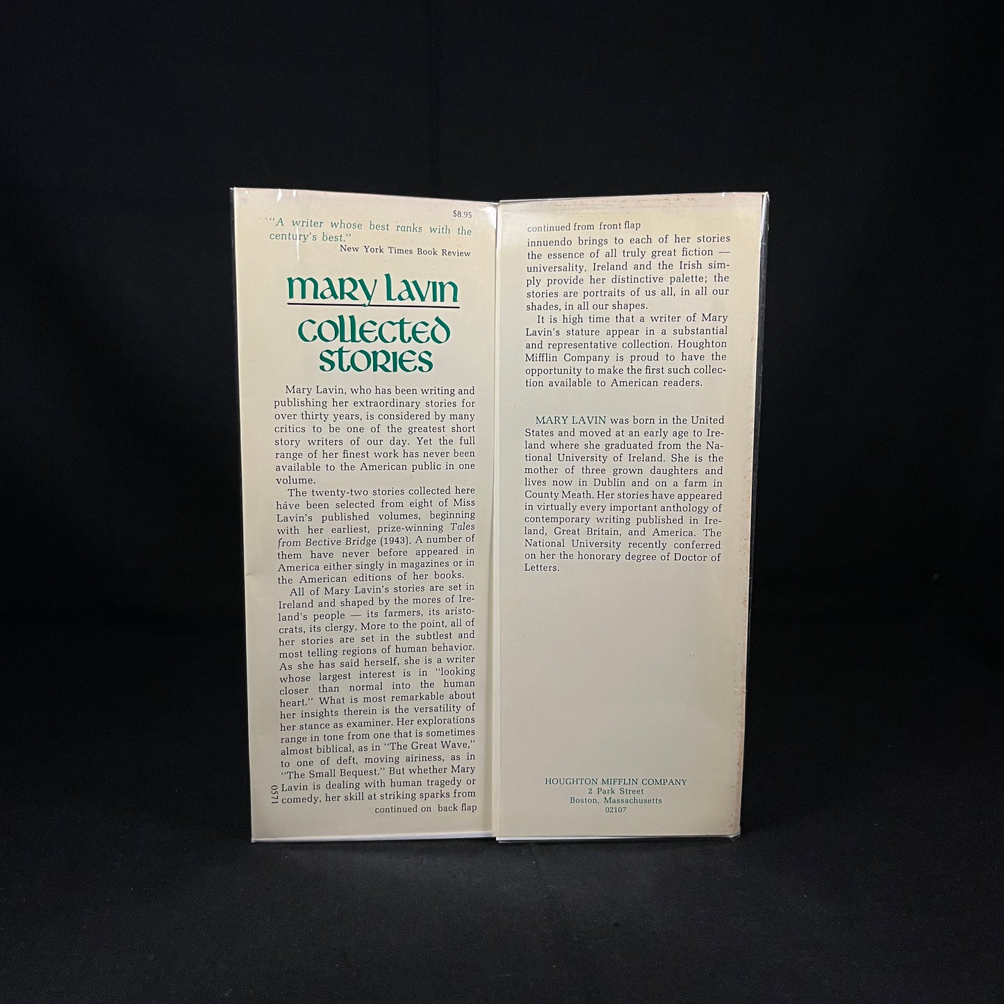 First Printing - Collected Stories by Mary Lavin (1971) Vintage Hardcover Book