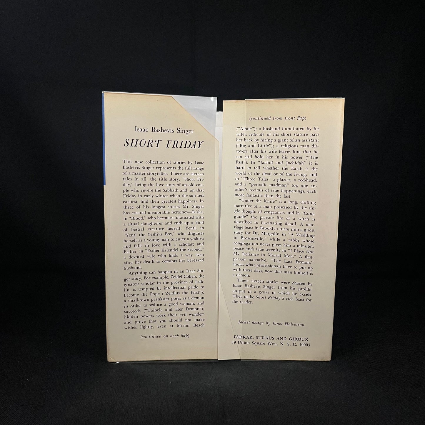 First Printing - Short Friday by Isaac Bashevis Singer (1964) Vintage Hardcover Book