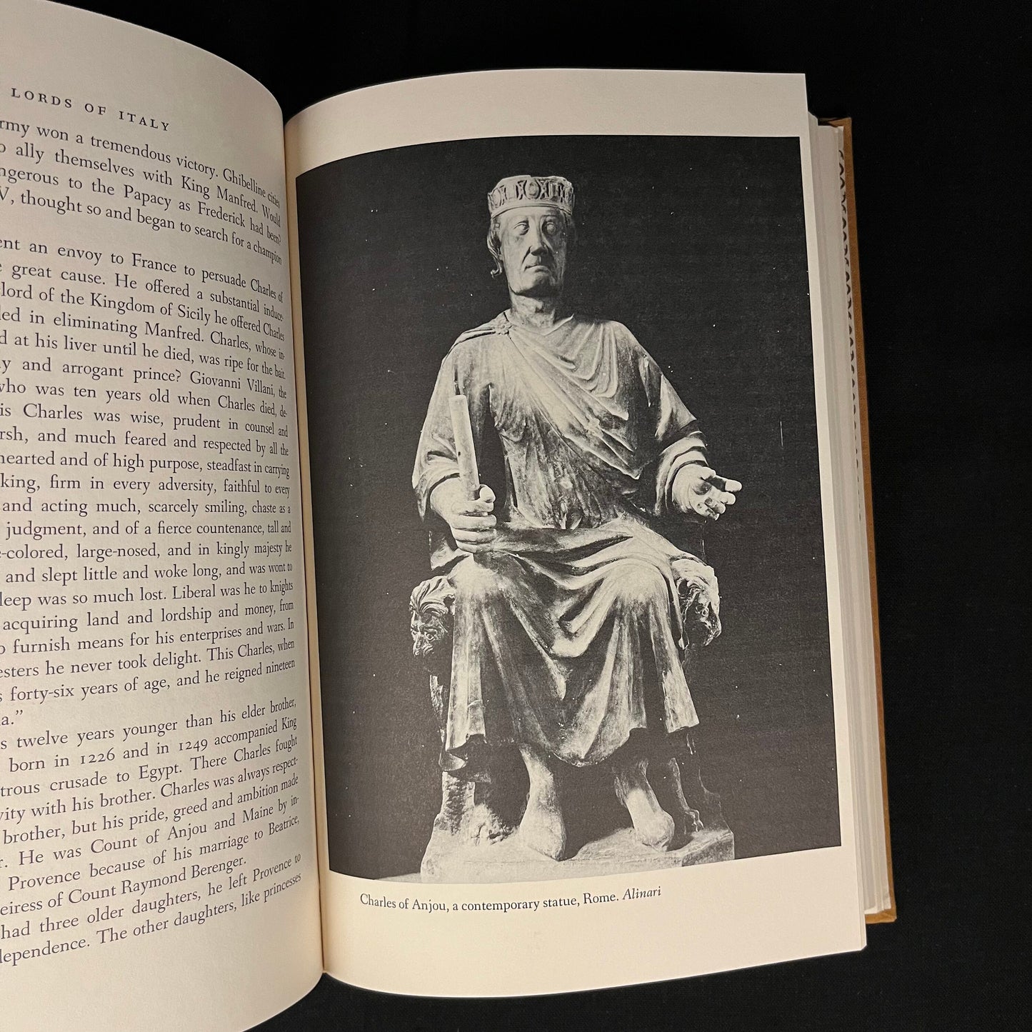 First Printing - Lords of Italy: Portraits from the Middle Ages by Orville Prescott (1972) Vintage Hardcover Book