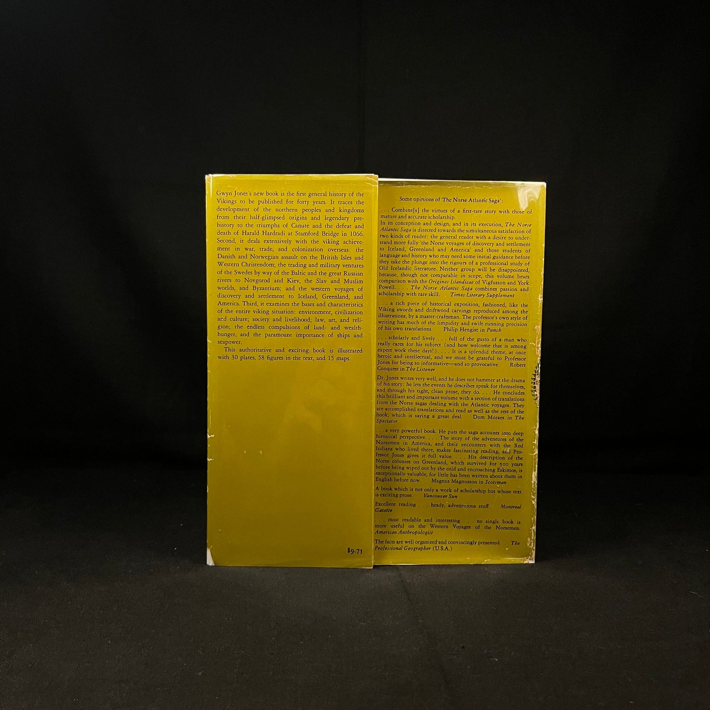 First Printing - A History of the Vikings by Gwyn Jones (1968) Vintage Hardcover Book