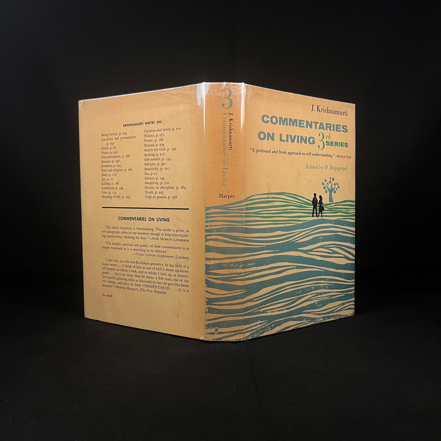 First Edition - Commentaries on Living: Third Series by J. Krishnamurti (1960) Vintage Hardcover Book