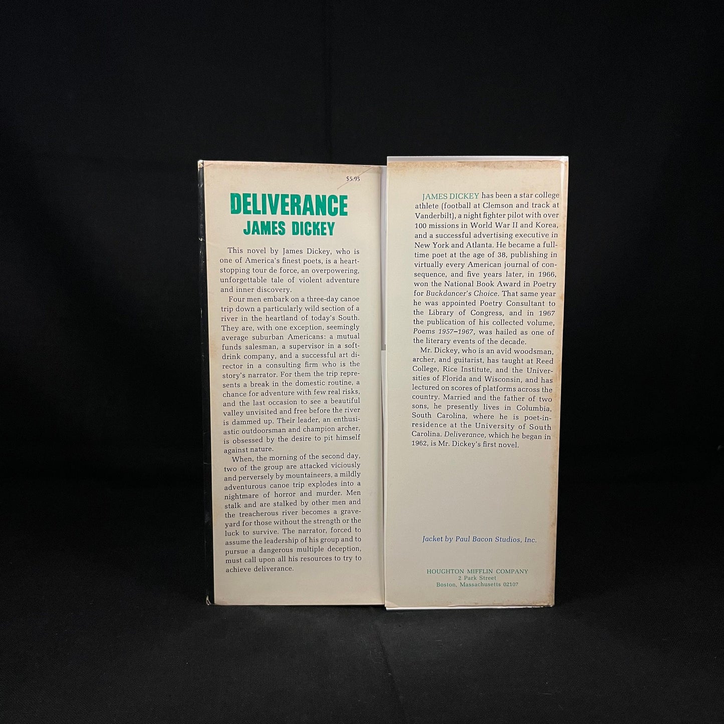 Early Printing - Deliverance by James Dickey (1970) Vintage Hardcover Book