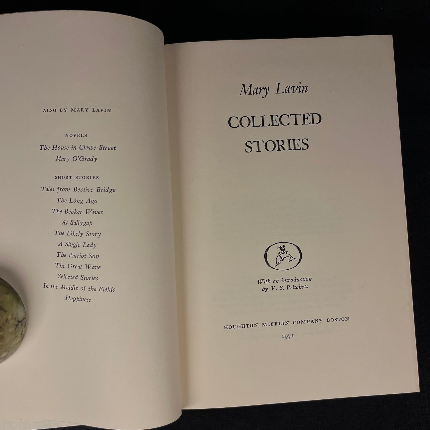 First Printing - Collected Stories by Mary Lavin (1971) Vintage Hardcover Book