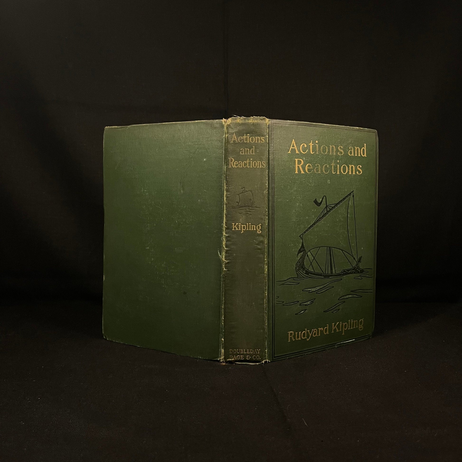 Actions and Reactions by Rudyard Kipling (1909) Hardcover Book