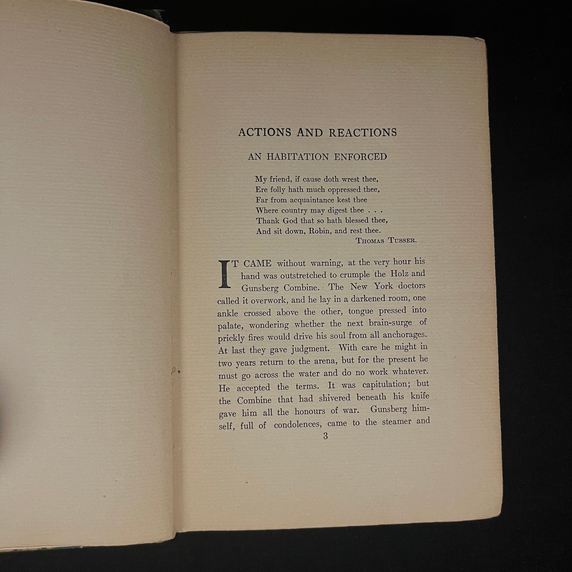 Actions and Reactions by Rudyard Kipling (1909) Hardcover Book