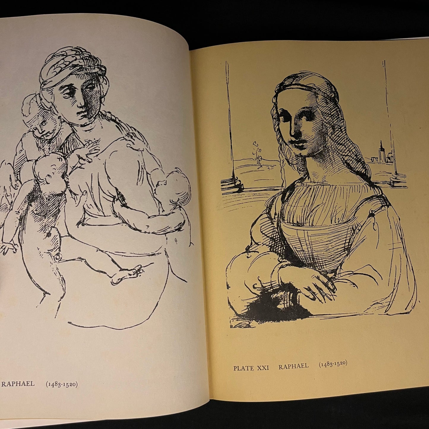 Master Drawings in Line Edited by Bryan Holme (1948) Vintage Hardcover Book