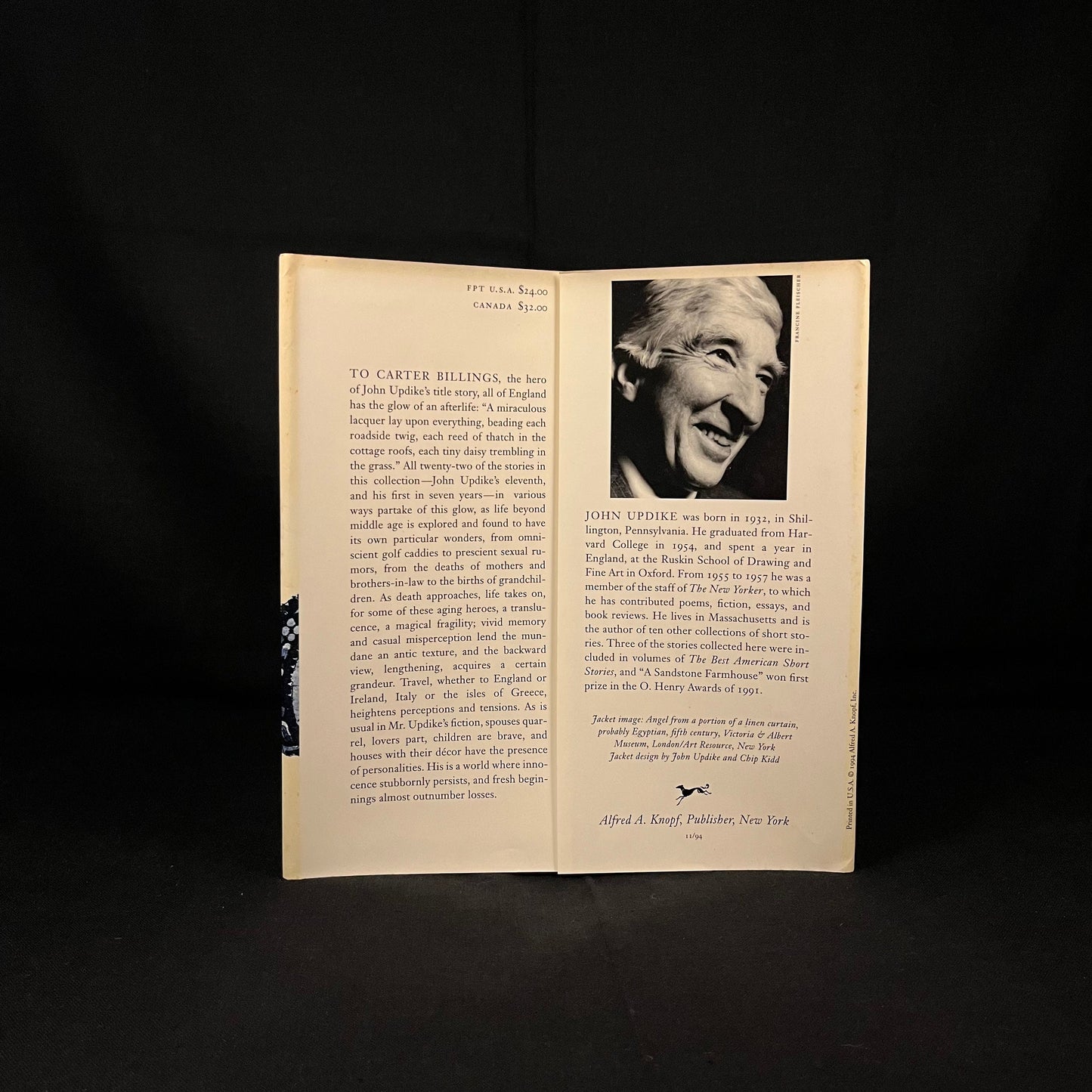 First Printing - The Afterlife and Other Stories by John Updike (1994) Vintage Hardcover Book