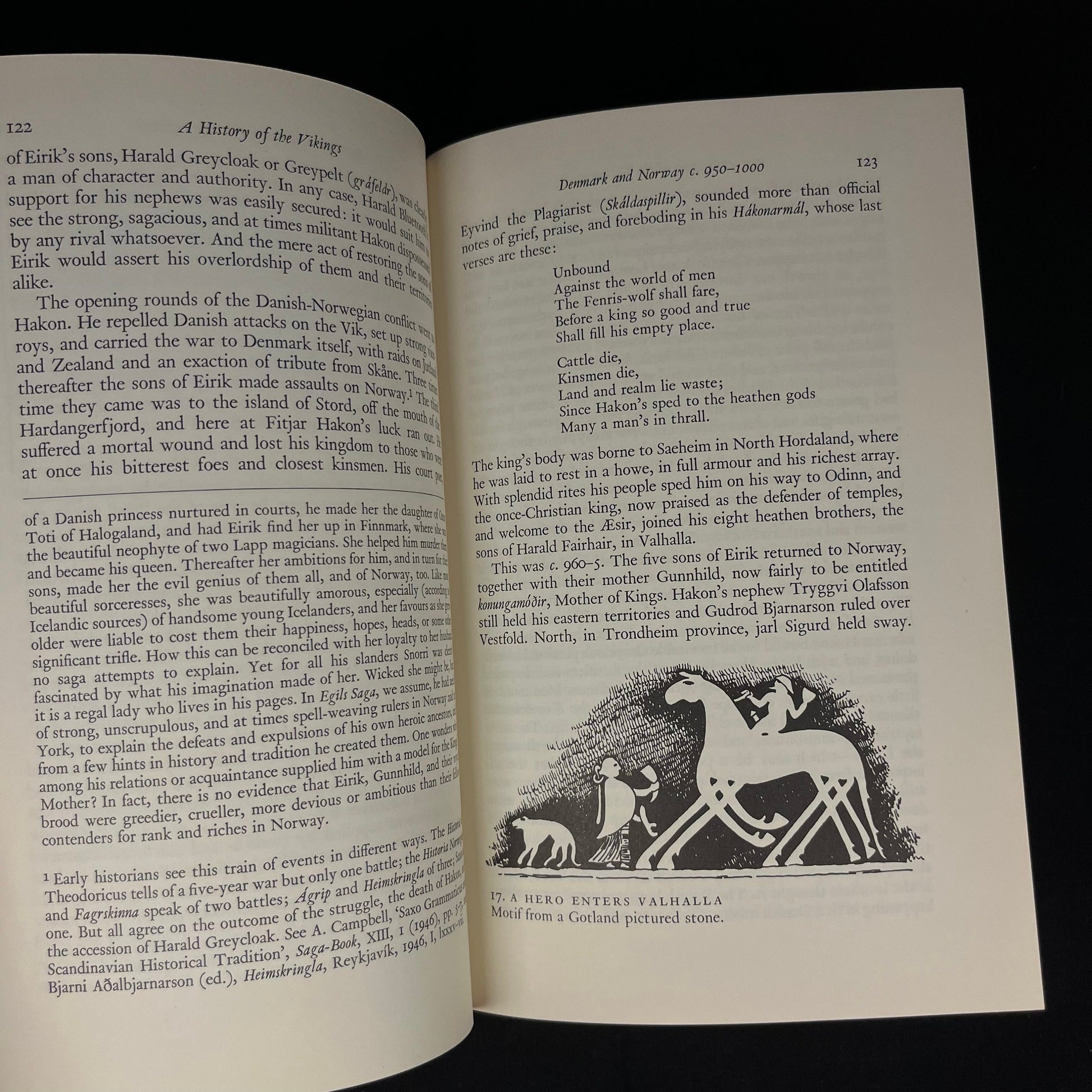First Printing - A History of the Vikings by Gwyn Jones (1968) Vintage Hardcover Book