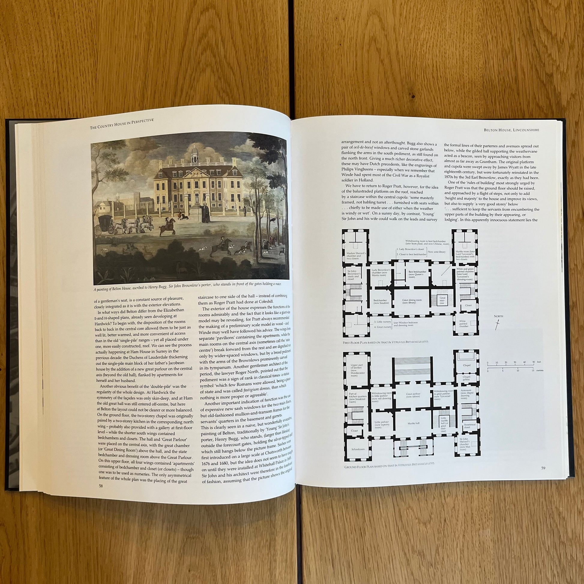 First Printing - The English Country House in Perspective by Gervase Jackson-Stops (1990) Vintage Hardcover Book