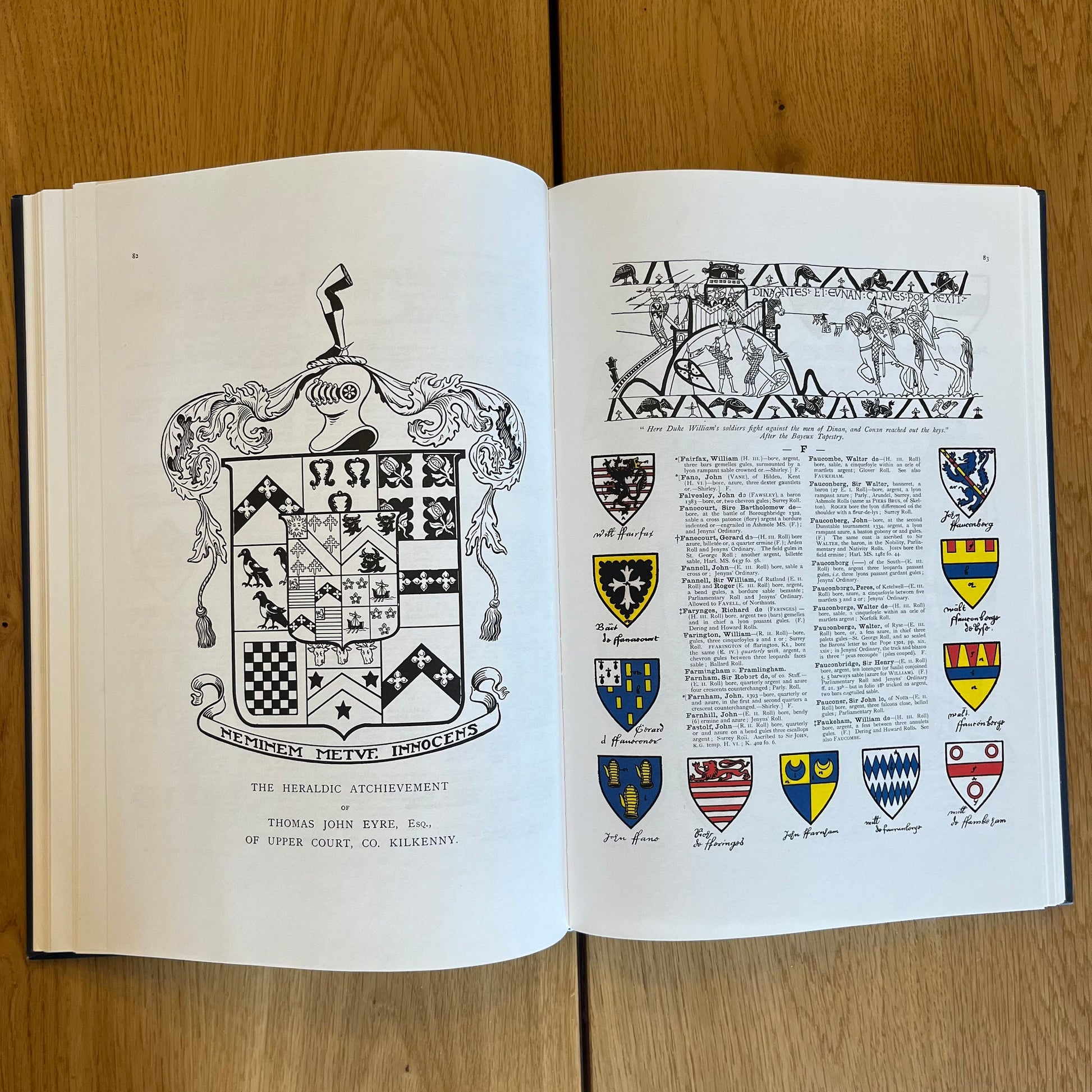 The Dictionary of Heraldry: Feudal Coats of Arms and Pedigrees by Joseph Foster (1994) Vintage Hardcover Book