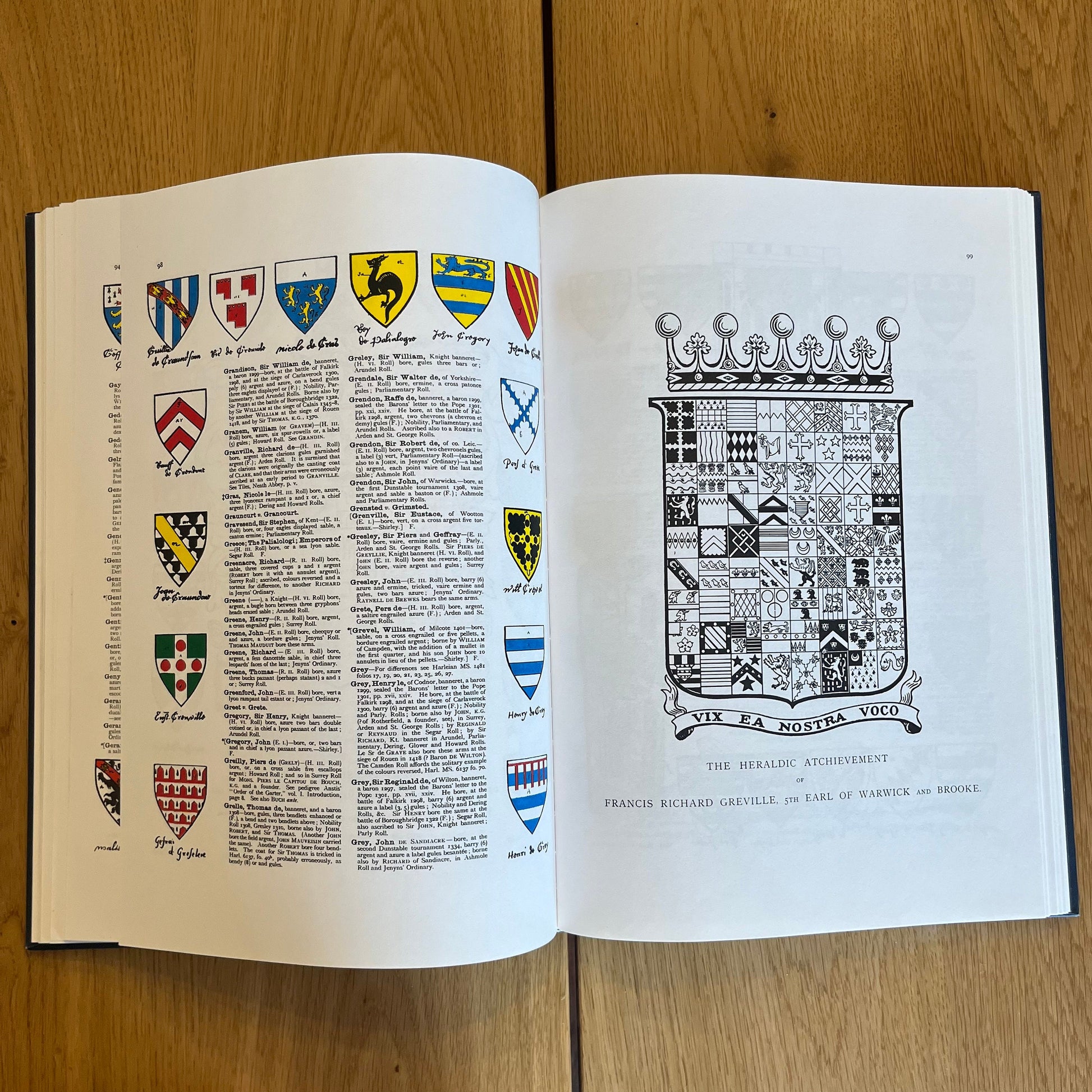 The Dictionary of Heraldry: Feudal Coats of Arms and Pedigrees by Joseph Foster (1994) Vintage Hardcover Book