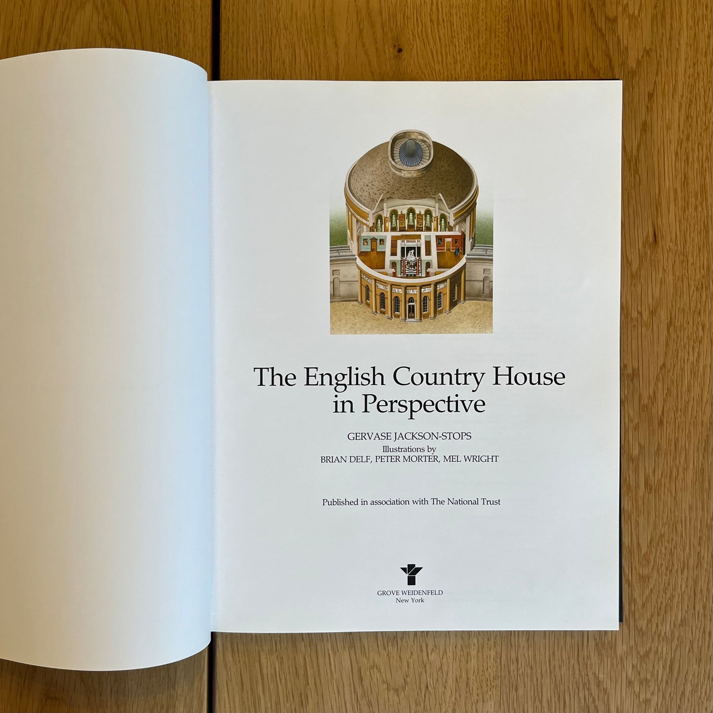 First Printing - The English Country House in Perspective by Gervase Jackson-Stops (1990) Vintage Hardcover Book