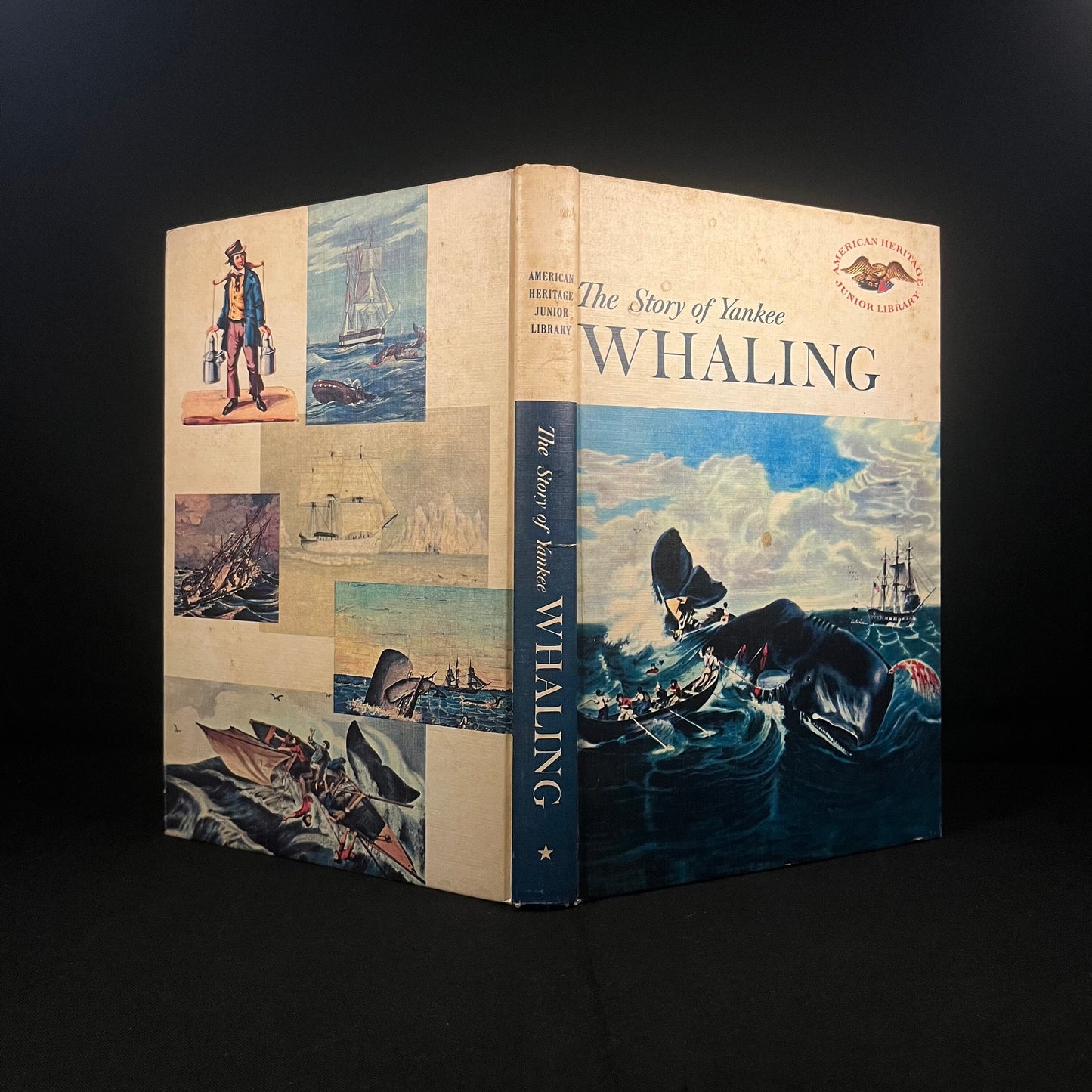 The Story of Yankee Whaling by Irwin Shapiro in consultation with Edouard A. Stackpole (1959) Vintage Hardcover Children’s Book