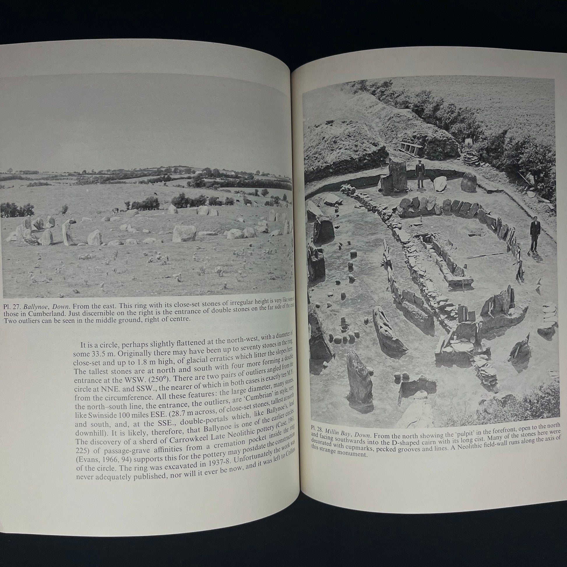 The Stone Circles of the British Isles by Aubrey Burl (1979) Vintage Softcover Book