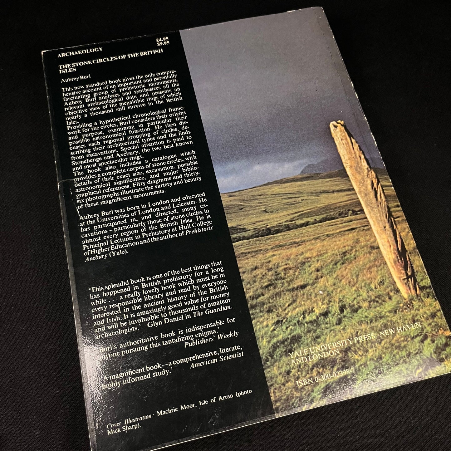 The Stone Circles of the British Isles by Aubrey Burl (1979) Vintage Softcover Book