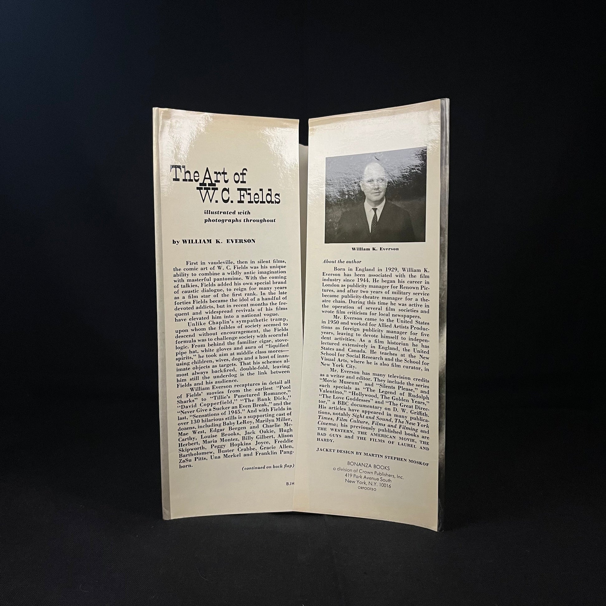 The Art of W. C. Fields by William K. Everson (1967) Vintage Hardcover Book