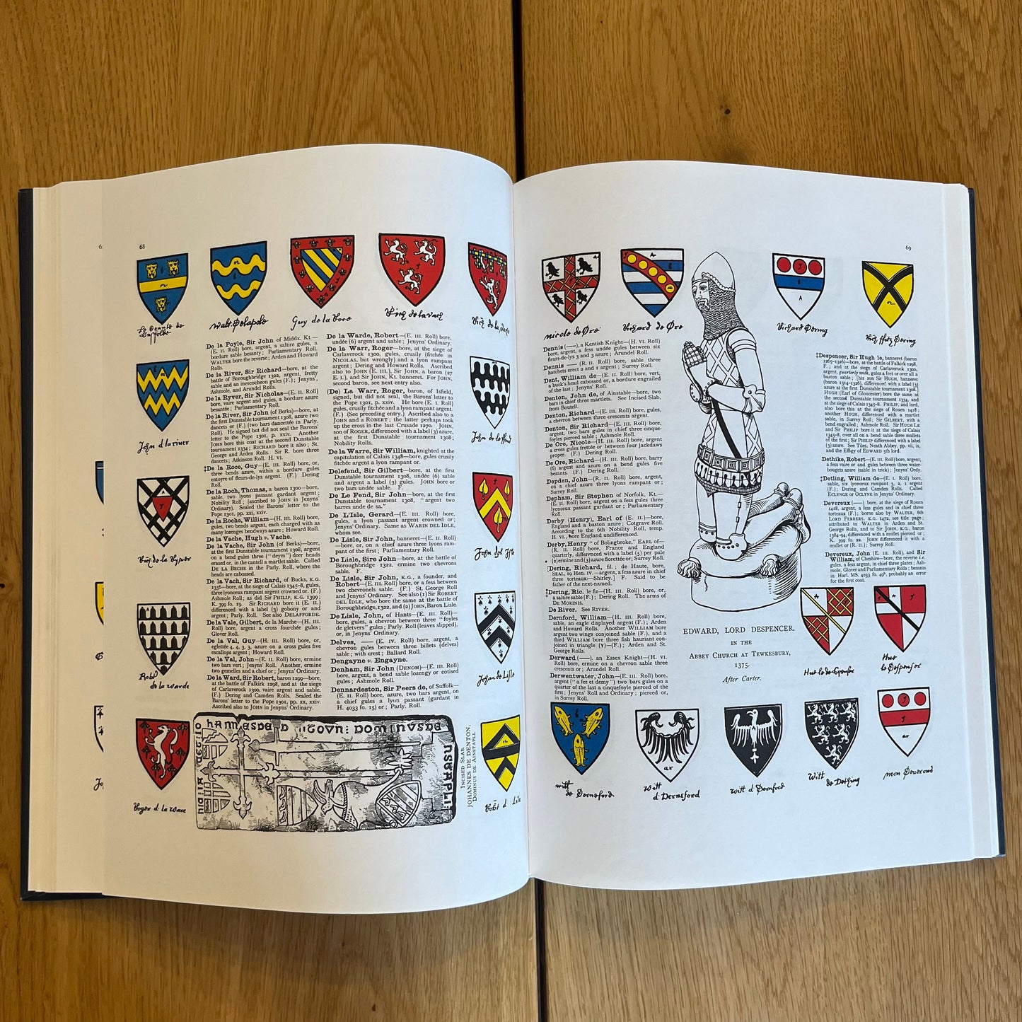 The Dictionary of Heraldry: Feudal Coats of Arms and Pedigrees by Joseph Foster (1994) Vintage Hardcover Book