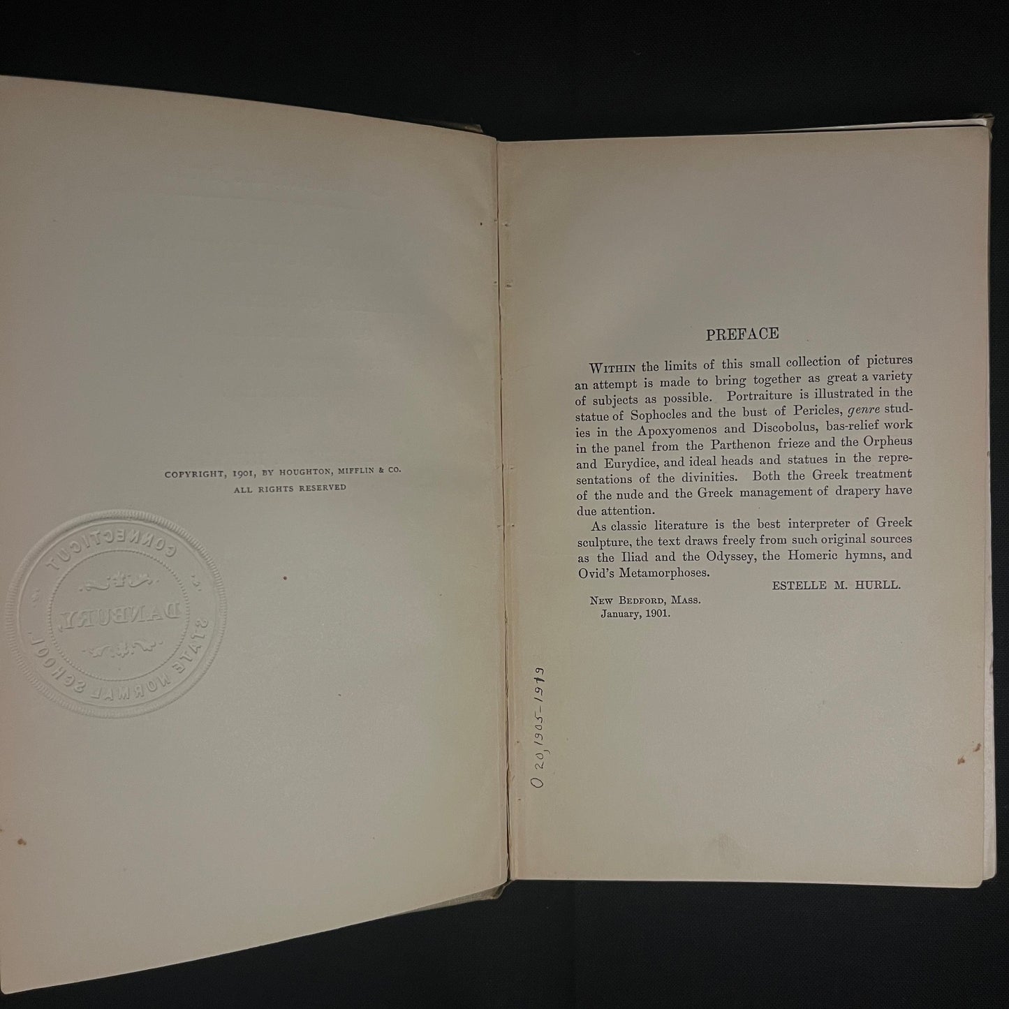 Greek Sculpture: A Collection of Sixteen Pictures of Greek Marbles with Introduction and Interpretation by E. Hurll (1901) Vintage Book