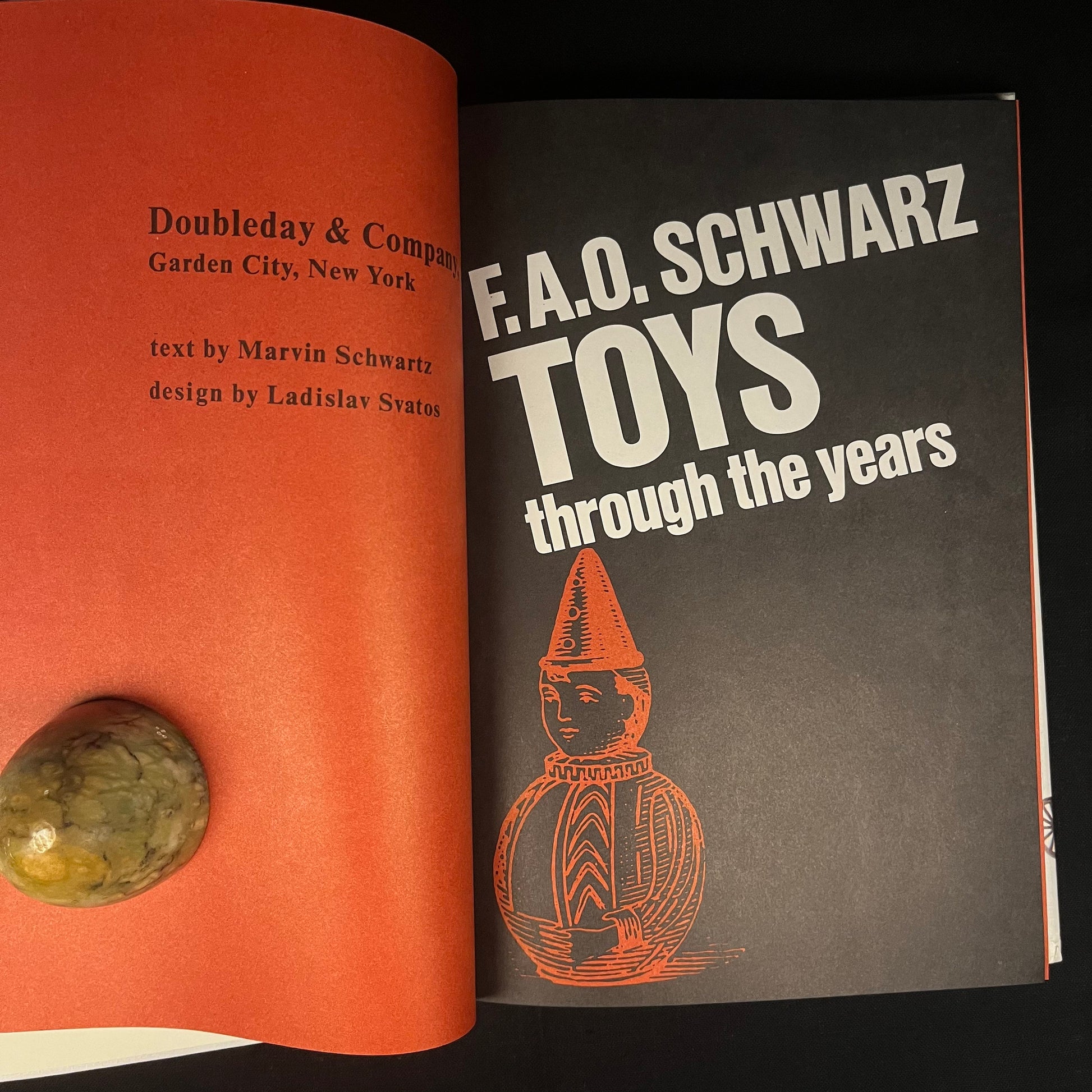 First Edition - F. A. O. Schwarz Toys Through the Years by Marvin Schwartz (1975) Vintage Hardcover Children’s Book