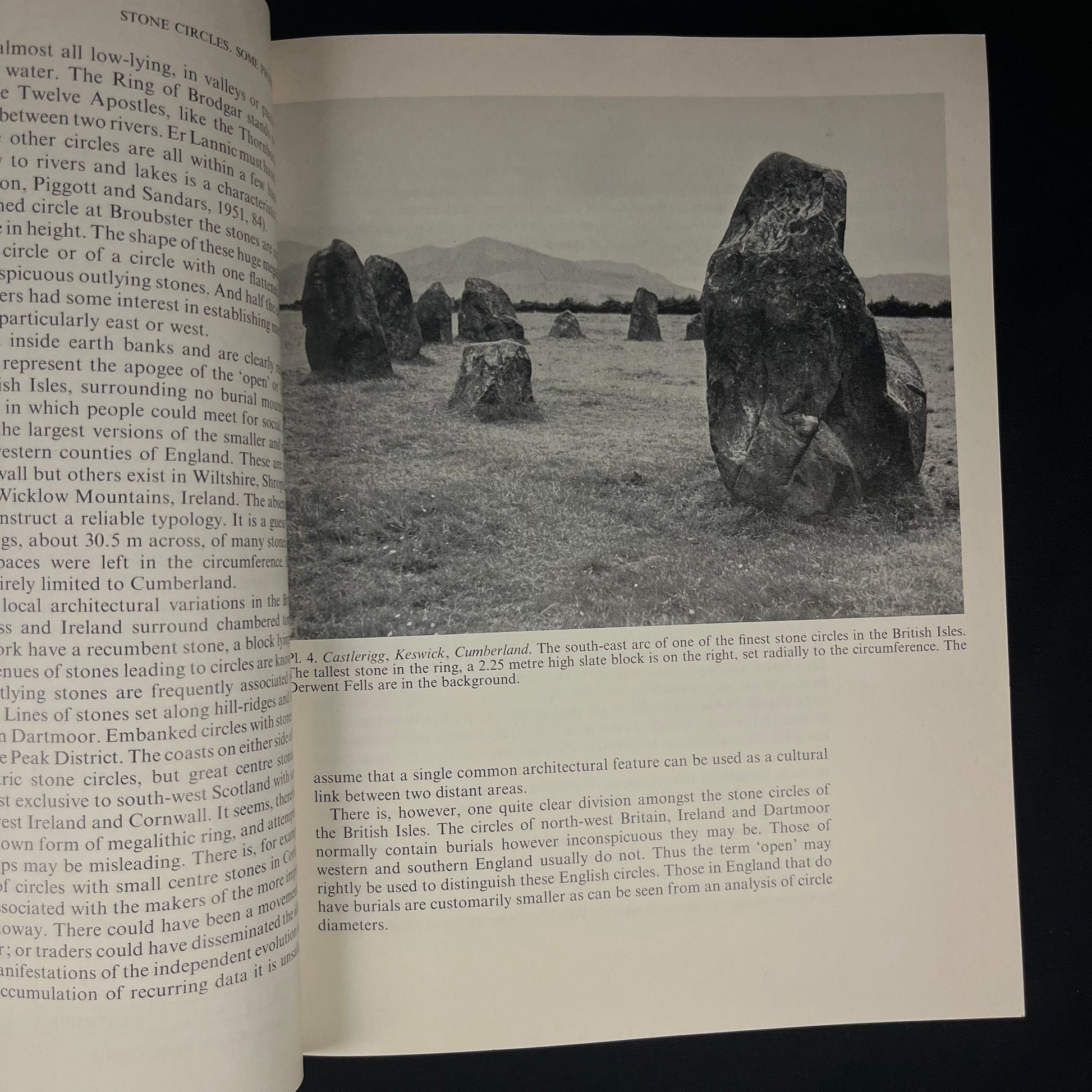 The Stone Circles of the British Isles by Aubrey Burl (1979) Vintage Softcover Book